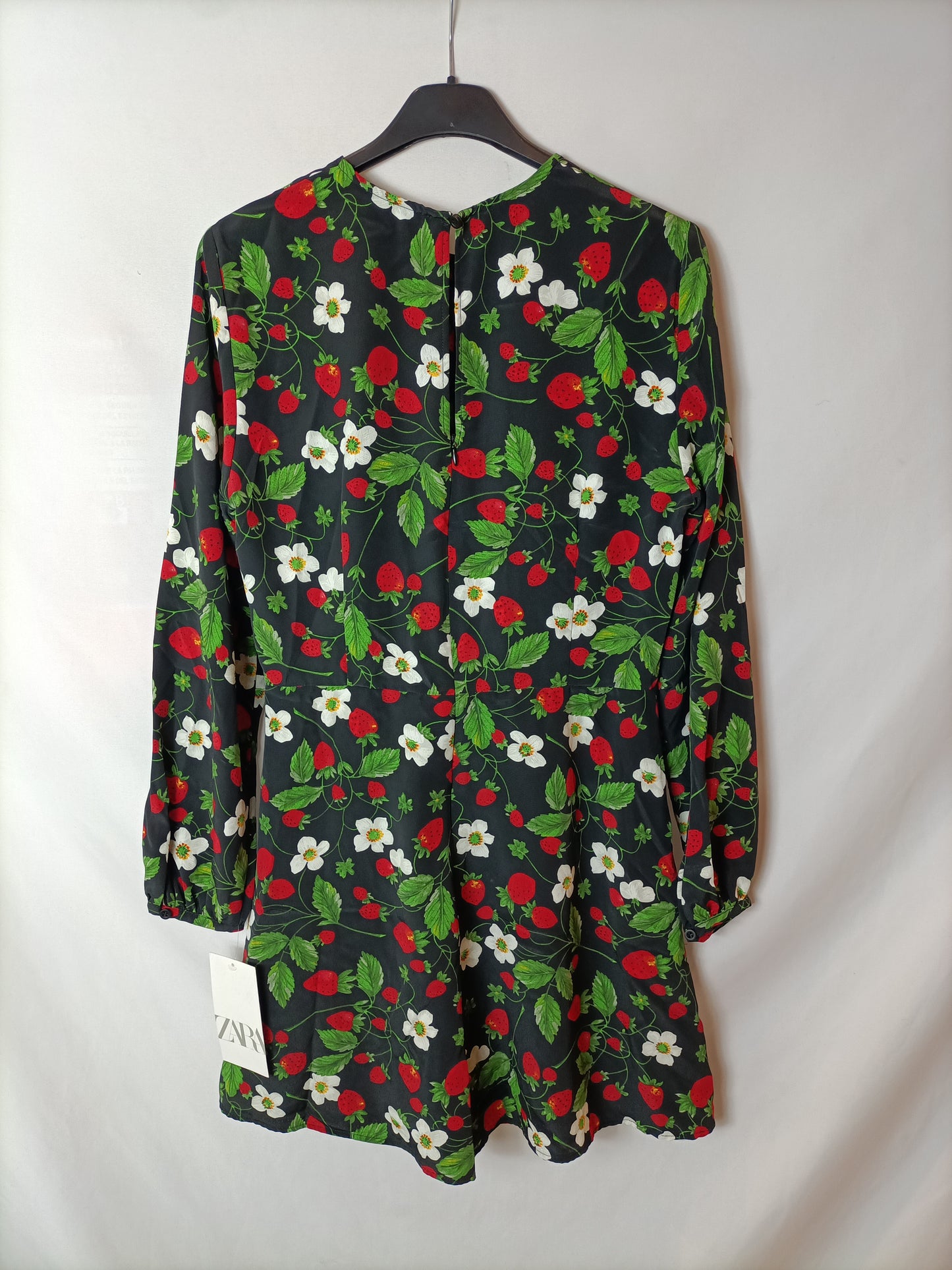 ZARA. Mono corto flores T.m