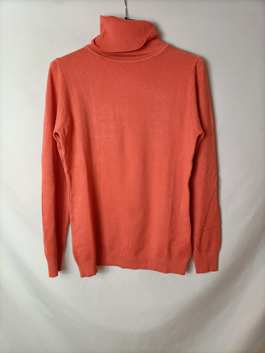 OLGER. Jersey naranjas cuello alto T.u(s)