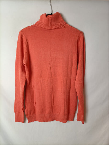 OLGER. Jersey naranjas cuello alto T.u(s)