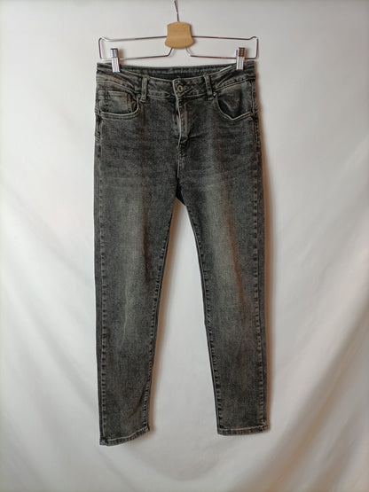 OTRAS. Pantalón denim gris T.36