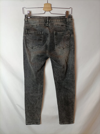 OTRAS. Pantalón denim gris T.36