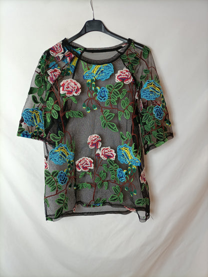 OTRAS. Top del tull bordado T.m/l