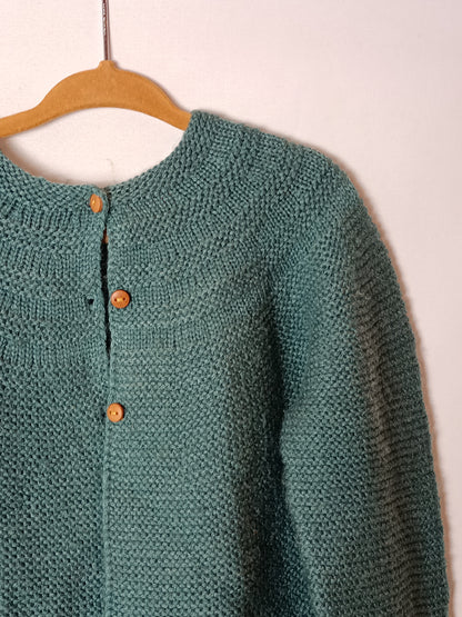 ZARA. Green cardigan. Size 2-3 years