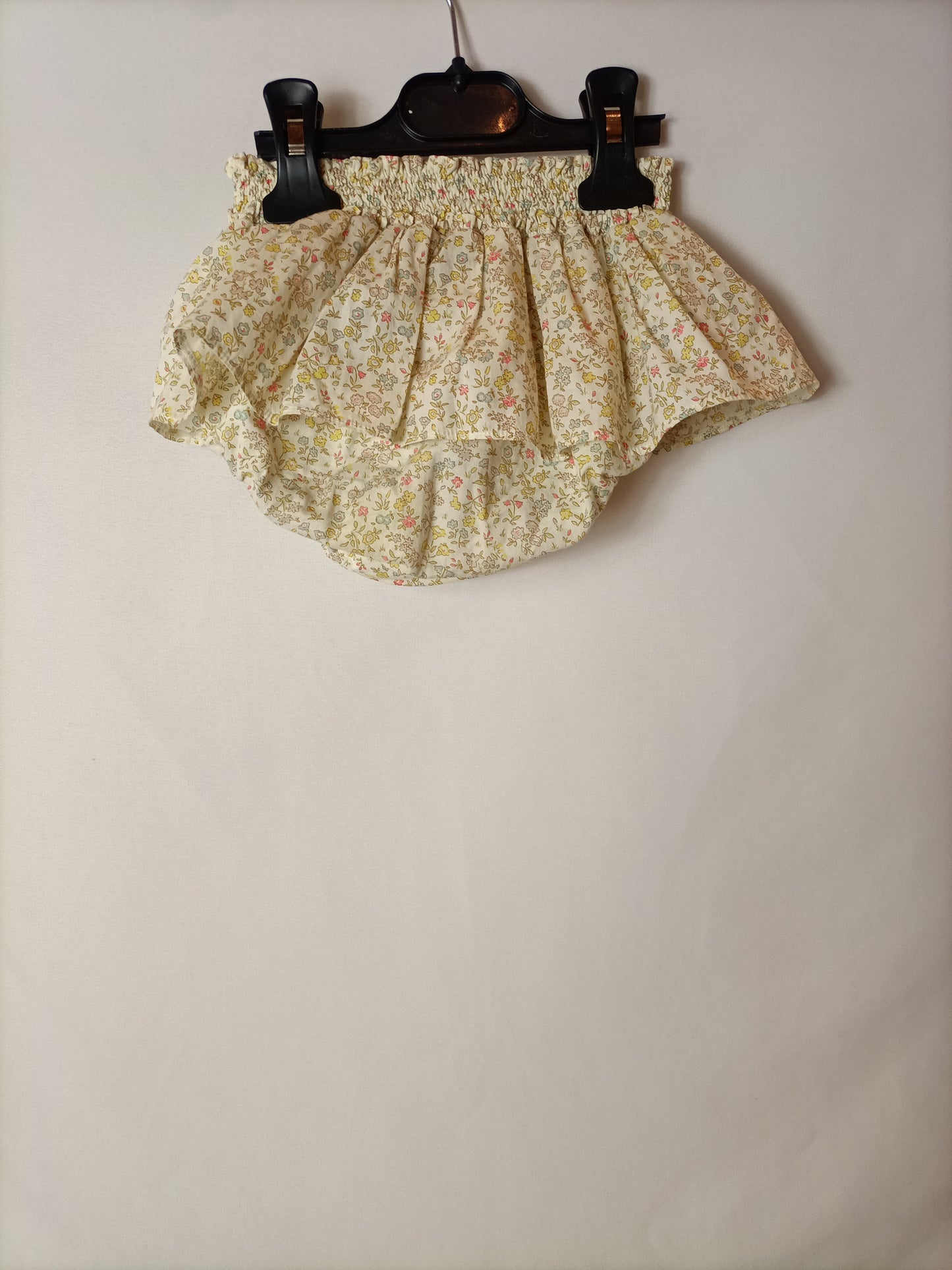 MICANESU. Floral ruffle diaper cover. Size l