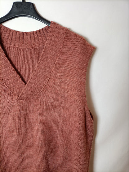 OTRAS. Chaleco rosa oscuro T.u(s/m)