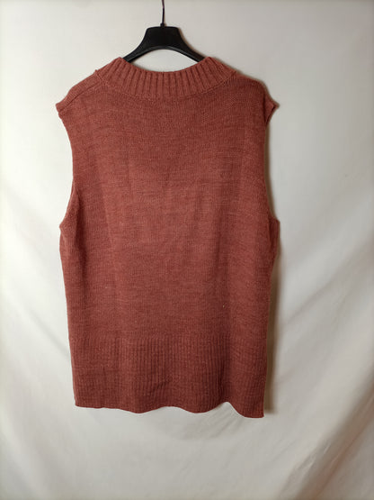 OTRAS. Chaleco rosa oscuro T.u(s/m)