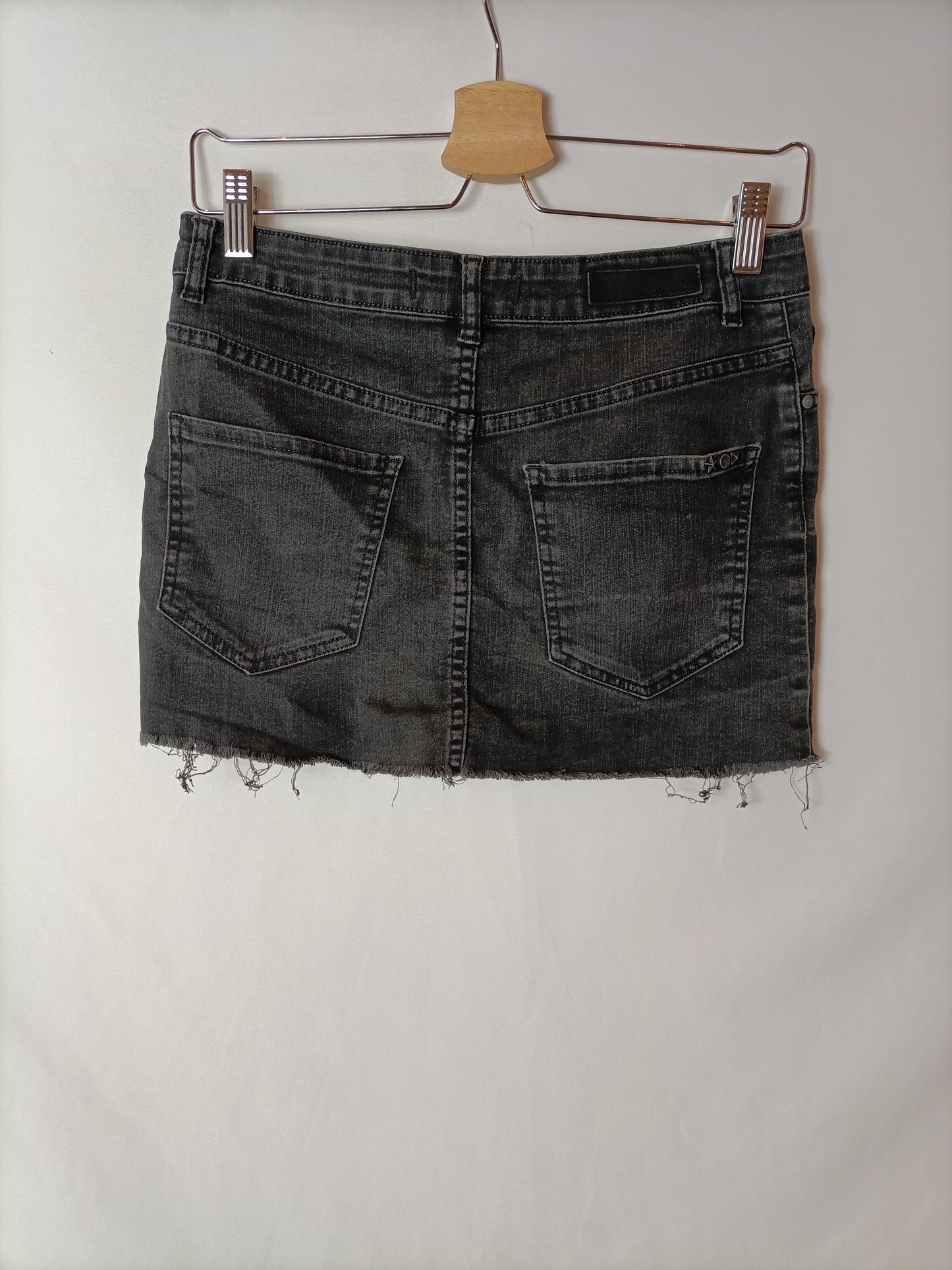 RAPSODIA. Falda negra rotos T.u(36)