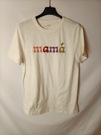 UNIVERSAL THREAD. T.xs embroidered beige t-shirt