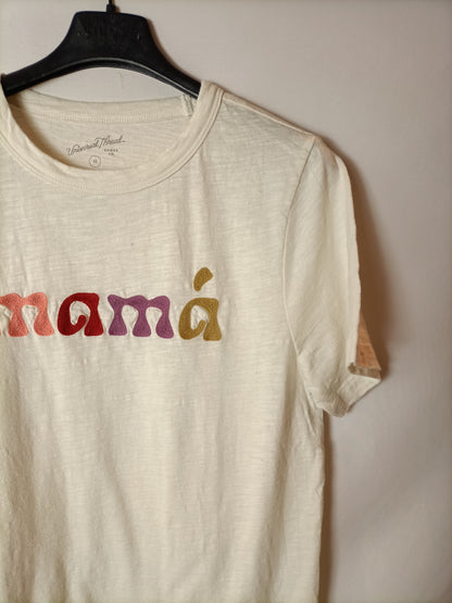 UNIVERSAL THREAD. T.xs embroidered beige t-shirt