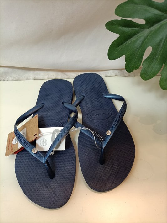 HAVAIANAS. Chanclas azules T.35-36