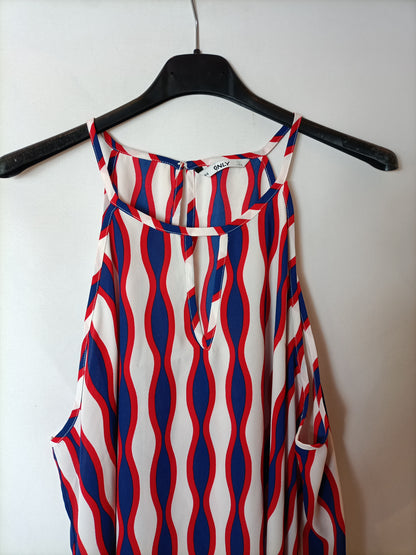 ONLY. Top rayas onduladas T.44