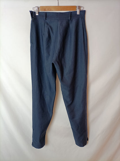 CIRCLE. Blue fluid trousers S.42