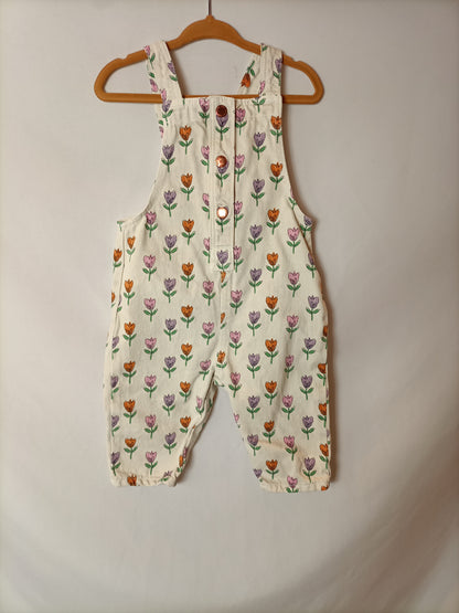 ZARA, Peto denim estampado. T 9-12 meses