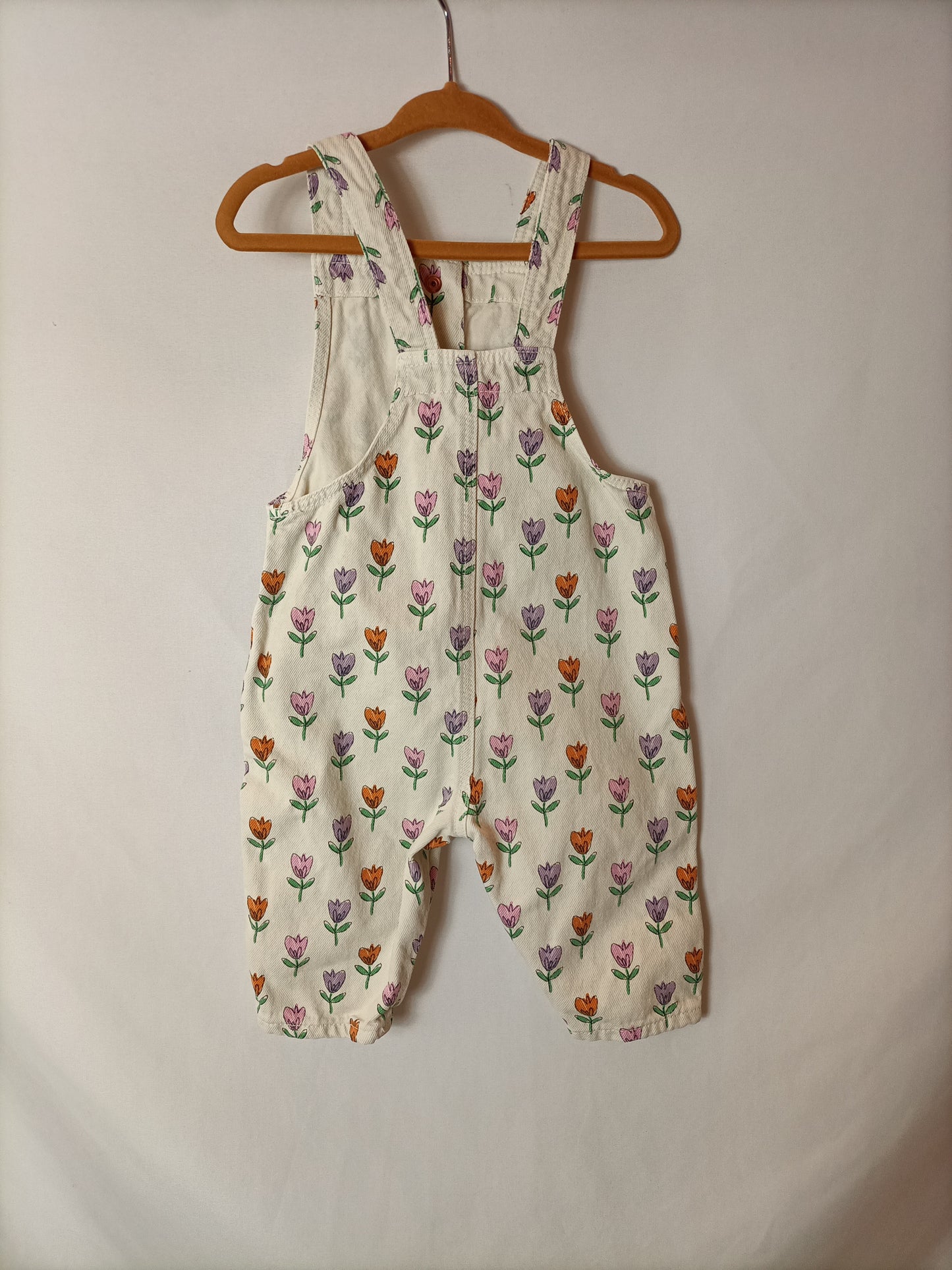 ZARA, Peto denim estampado. T 9-12 meses