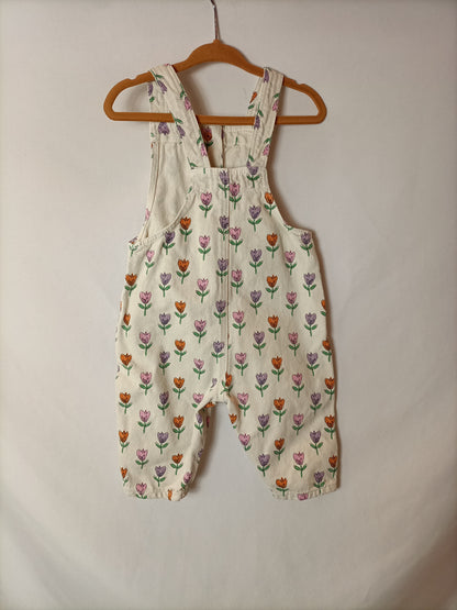 ZARA, Peto denim estampado. T 9-12 meses