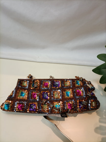 BEGOÑA TORRES. Bolso mano lentejuelas