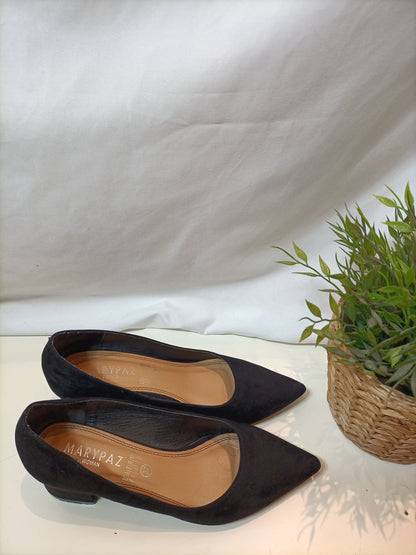 MARIPAZ. Black pumps, size 37 (TARA)