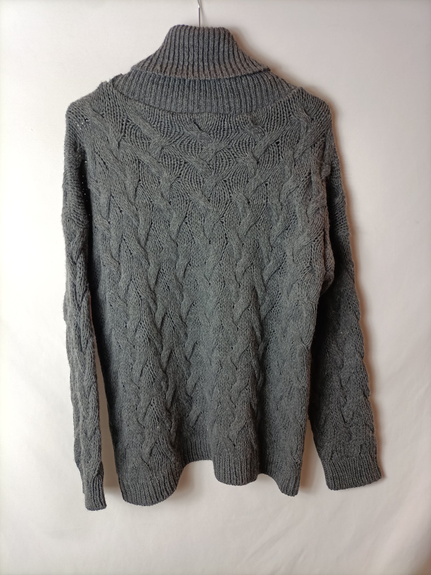 ELAIA. Jersey gris ochos T.m