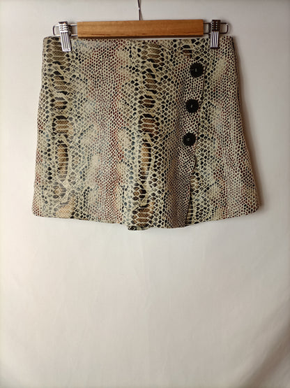 ZARA. Falda pantalón print T.s