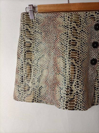 ZARA. Falda pantalón print T.s