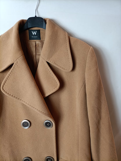 LA WOMAN. Abrigo vintage camel. T. 40