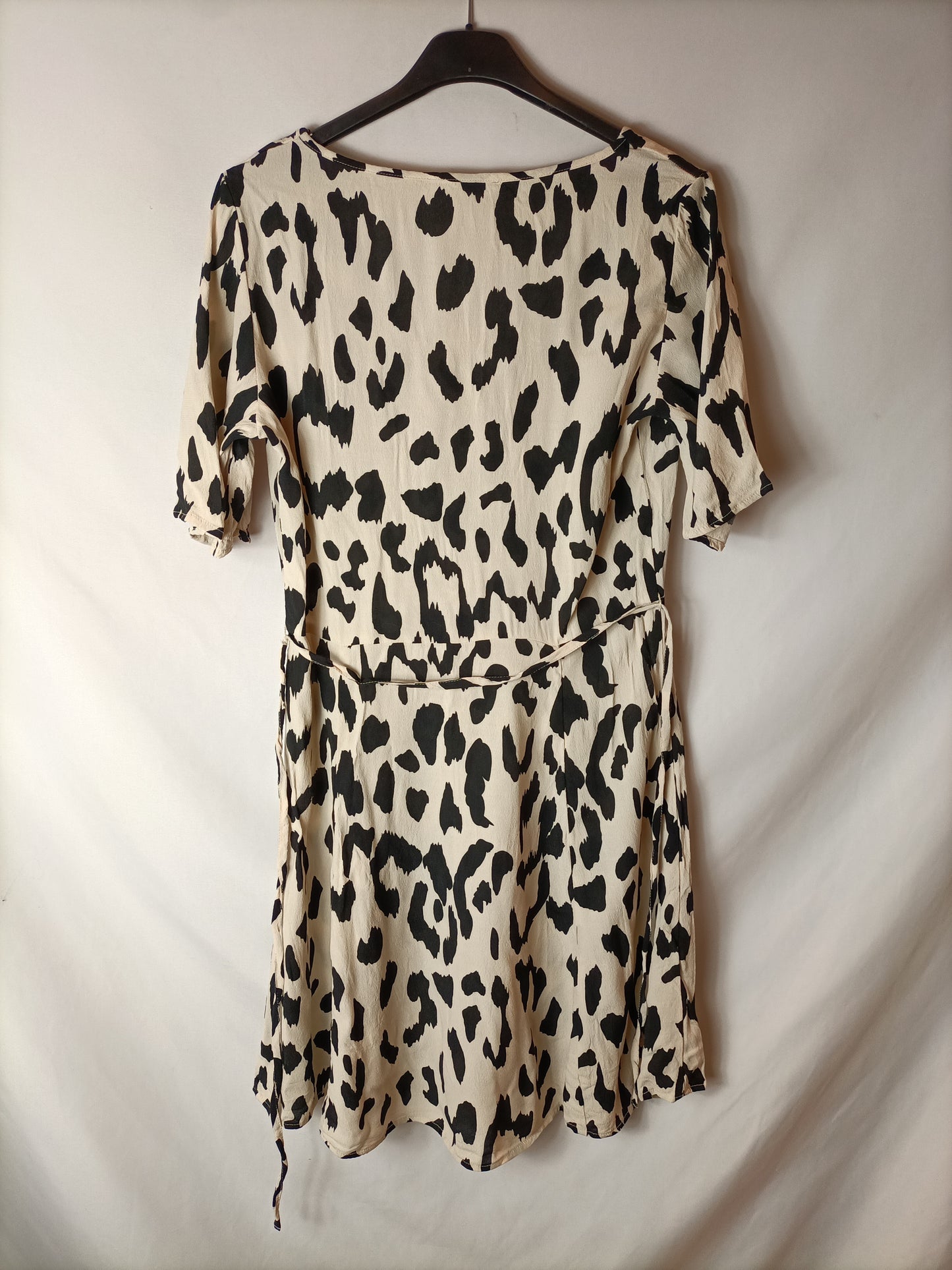 MANGO. Vestido abotonado estampado. T M