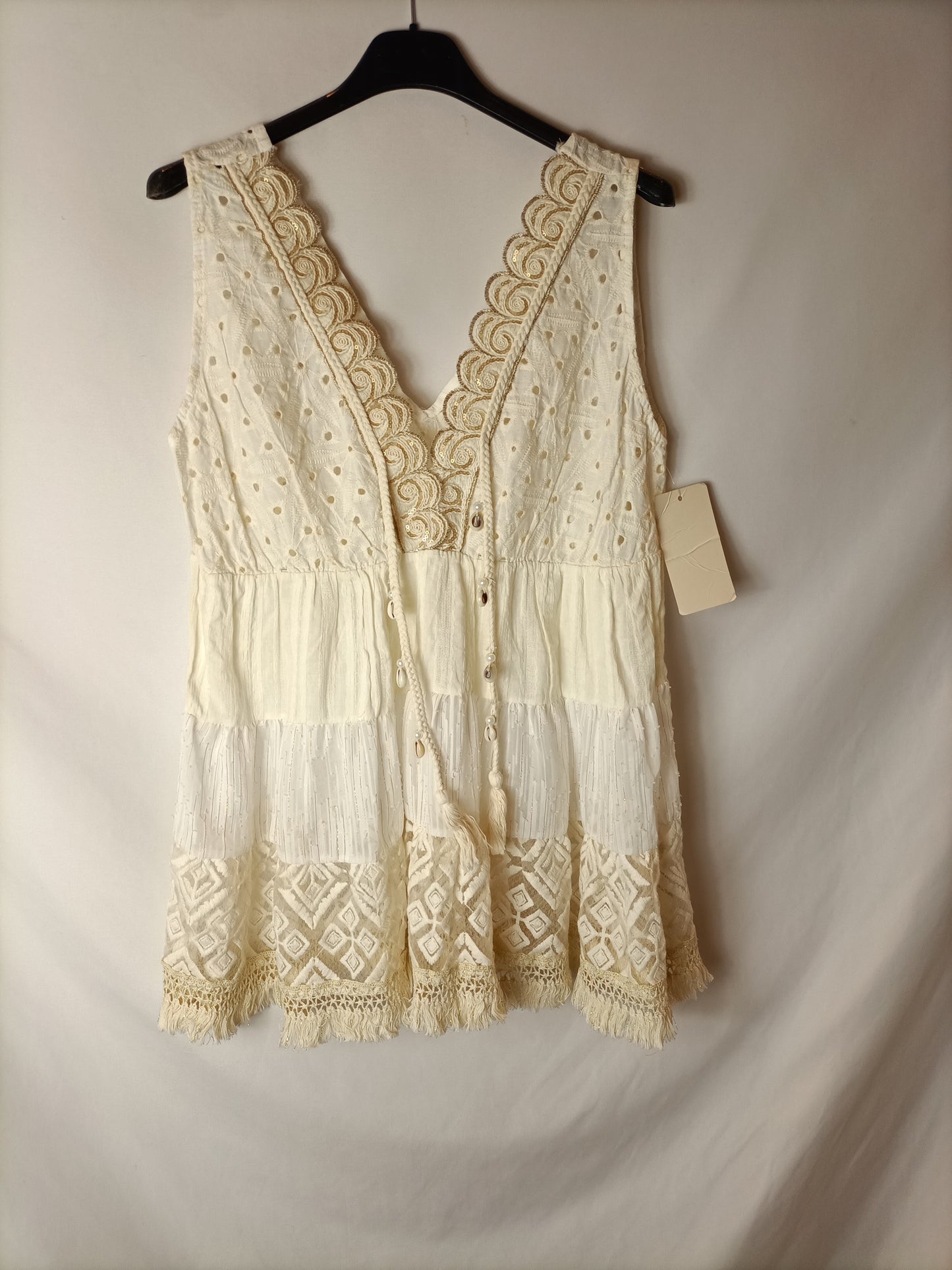 FLORA. Top texturas troquelado. T M/L