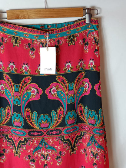MIOH. Falda midi estampado T.s