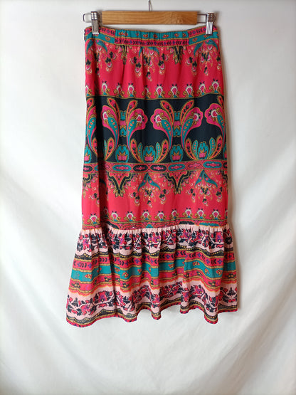 MIOH. Falda midi estampado T.s