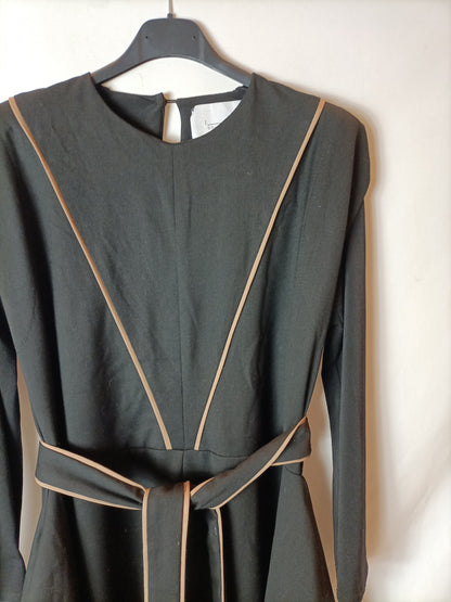 IQ COLLECTION. Vestido negro largo T.s/m