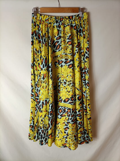 IMPERIAL. Falda midi estampada T.M