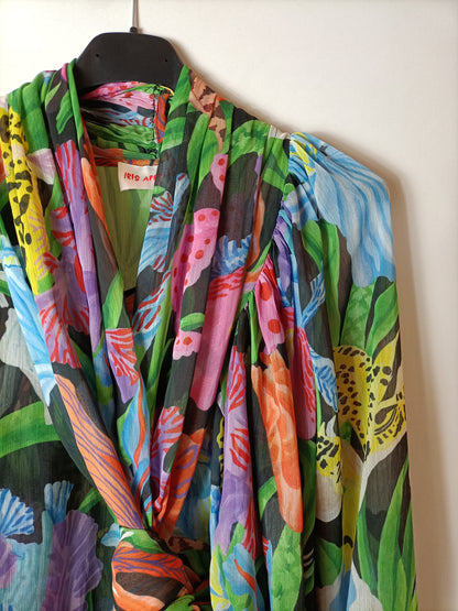 H&M. Blusa flores lazada  T.xs