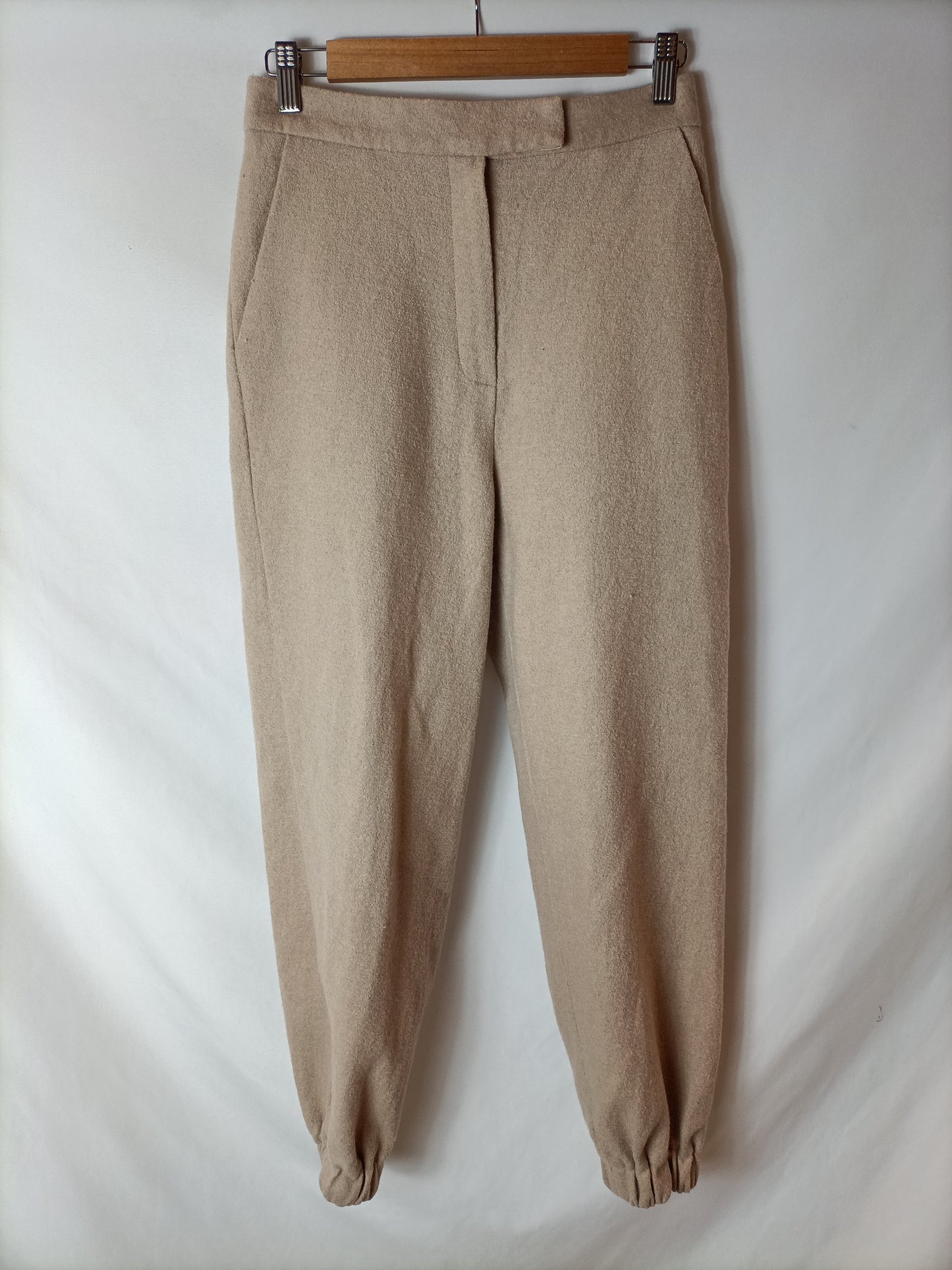 FRANKIE. Beige flannel Ts pants