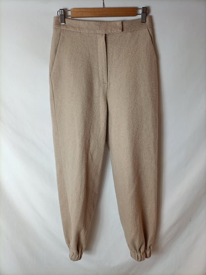 FRANKIE. Beige flannel Ts pants