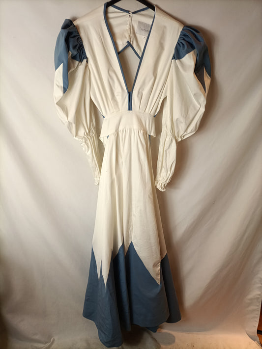 IQ COLLECTION. Long two-tone dress Tm