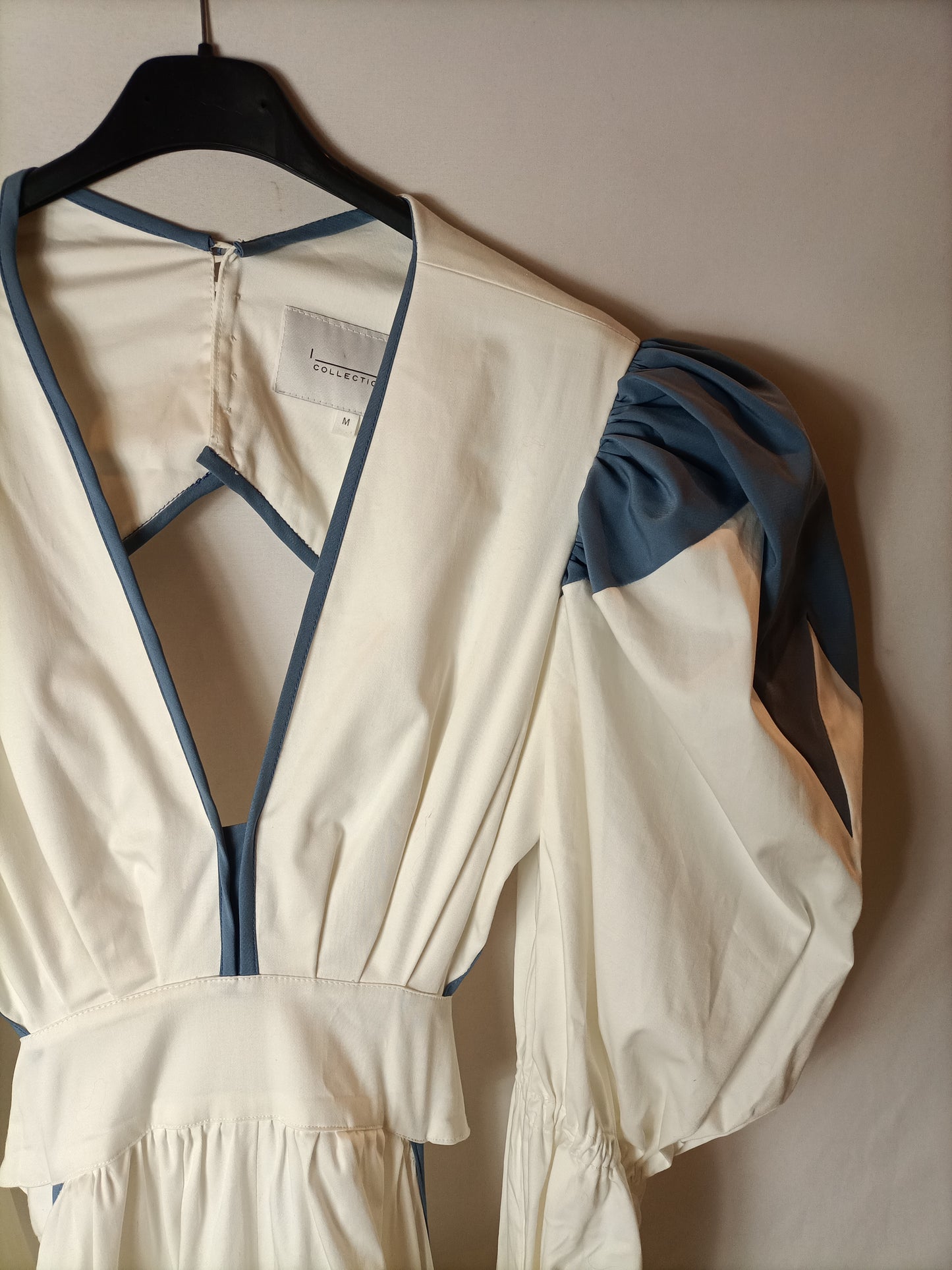 IQ COLLECTION. Vestido bicolor largo T.m