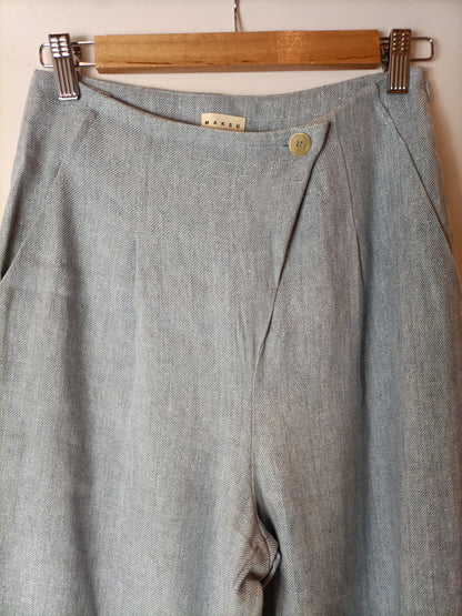 MAKSU. Total look azul hilos T.s