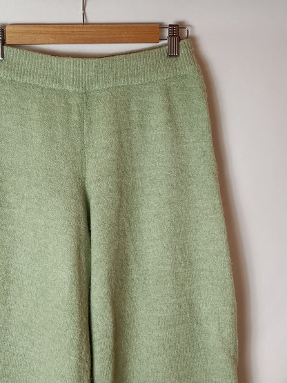 LEFTIES. Panatalón punto pata ancha. T XS