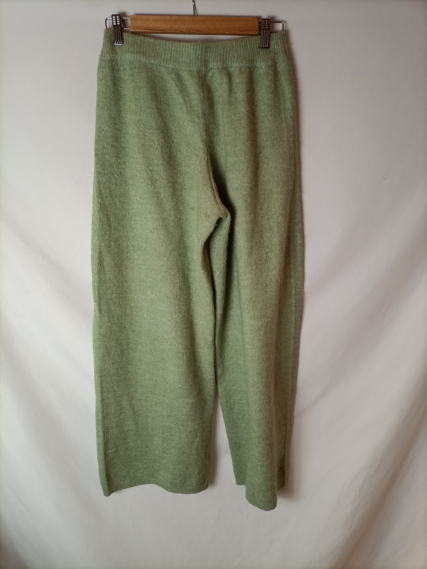 LEFTIES. Panatalón punto pata ancha. T XS