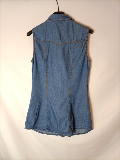 OTRAS. Camisa denim sin mangas T.s