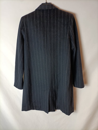 SUNCOO. Blue striped cloth coat S.1(s)