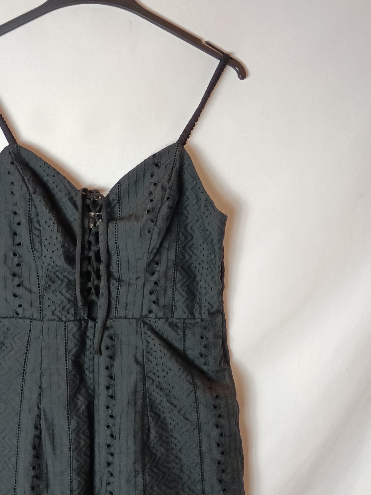 BSB. Black die-cut jumpsuit Ts