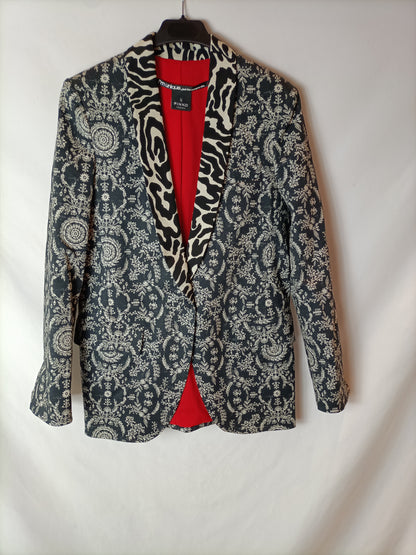 PINKO. blazer estampada T.36