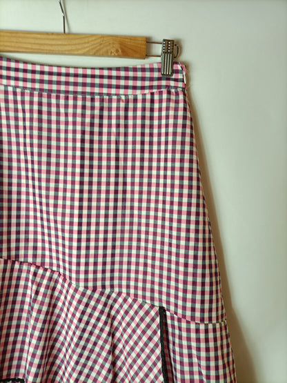 SILVIAN HEACH. T.xs plaid midi skirt