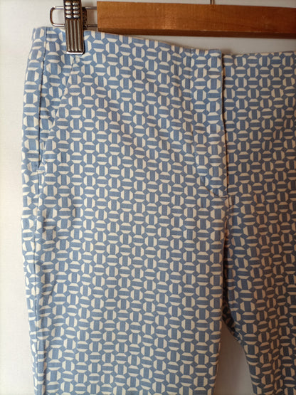 ZARA. Pantalones elásticos azul claro. T S