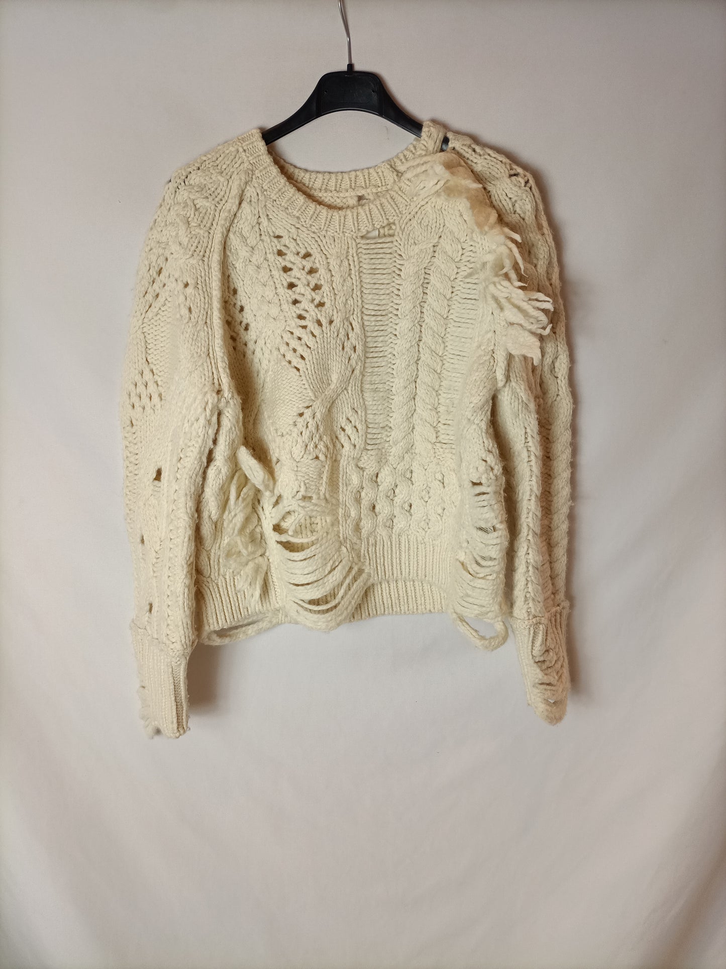 ZADIG&amp;VOLTAIRE. Beige wool sweater T.xs