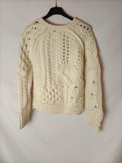 ZADIG&amp;VOLTAIRE. Beige wool sweater T.xs
