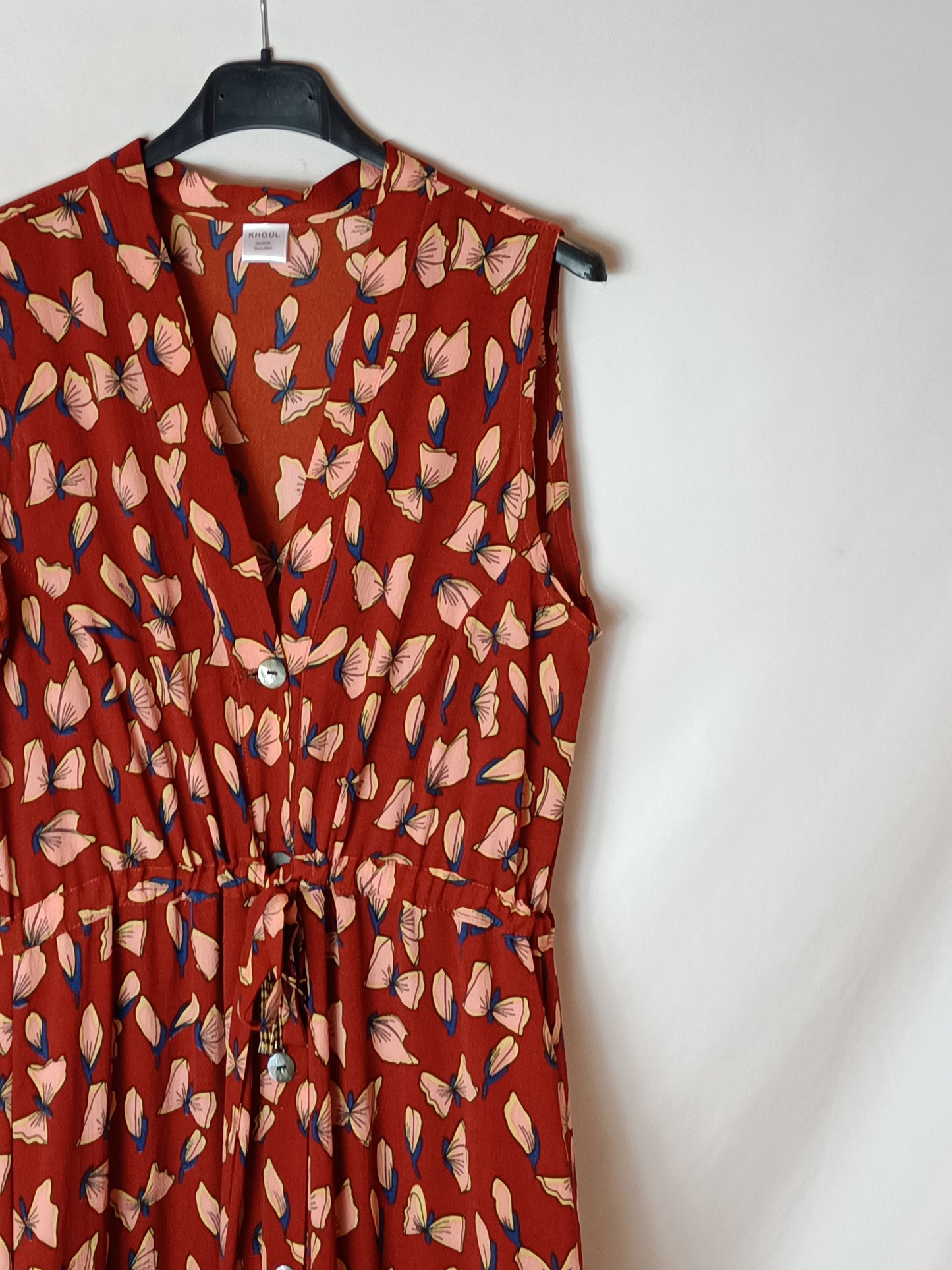 KHOÜL. Vestido largo volante TU(s/m)