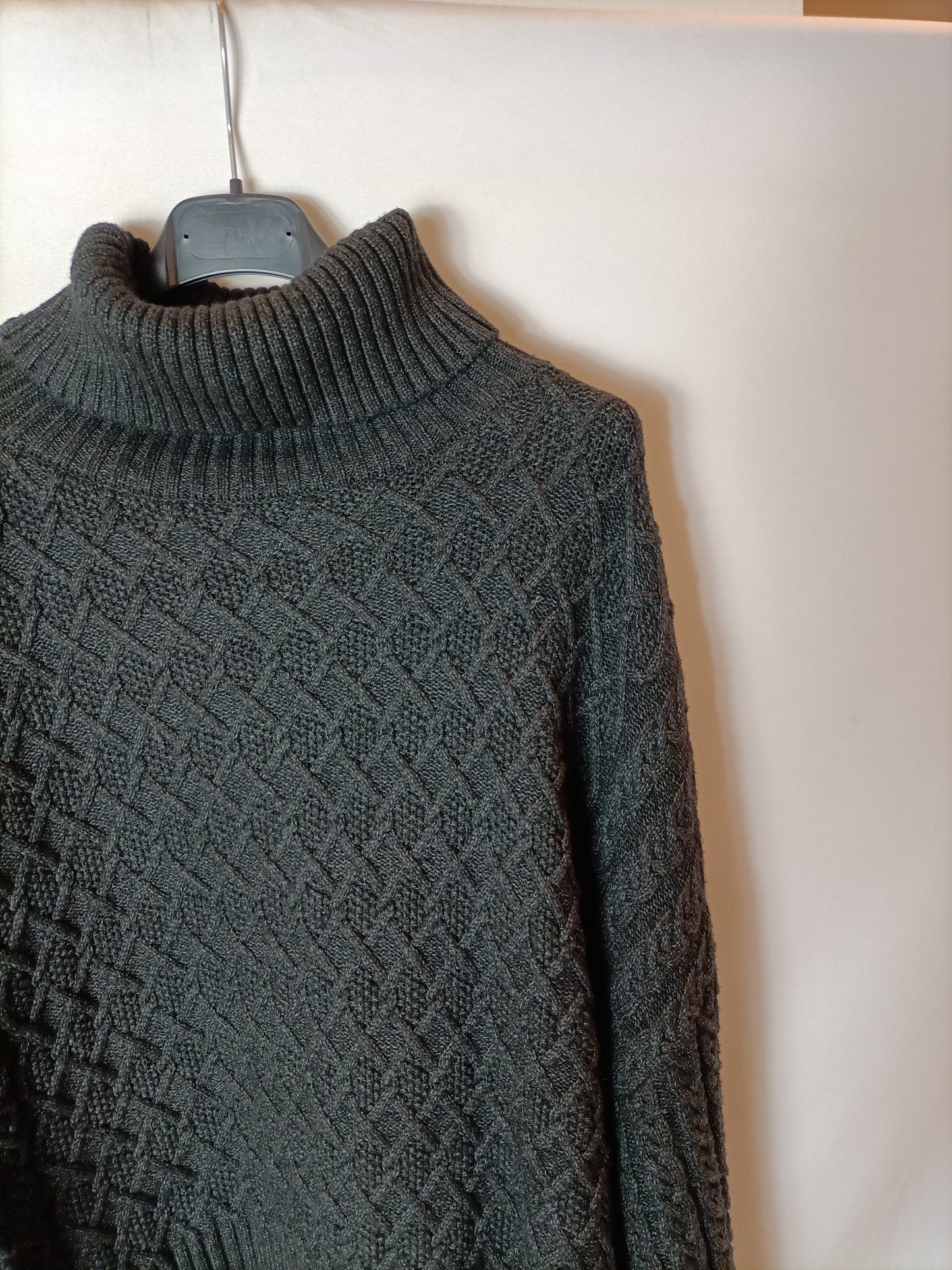 ZARA. Jersey ochos gris T.s