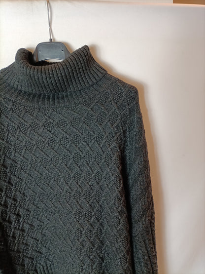 ZARA. Jersey ochos gris T.s